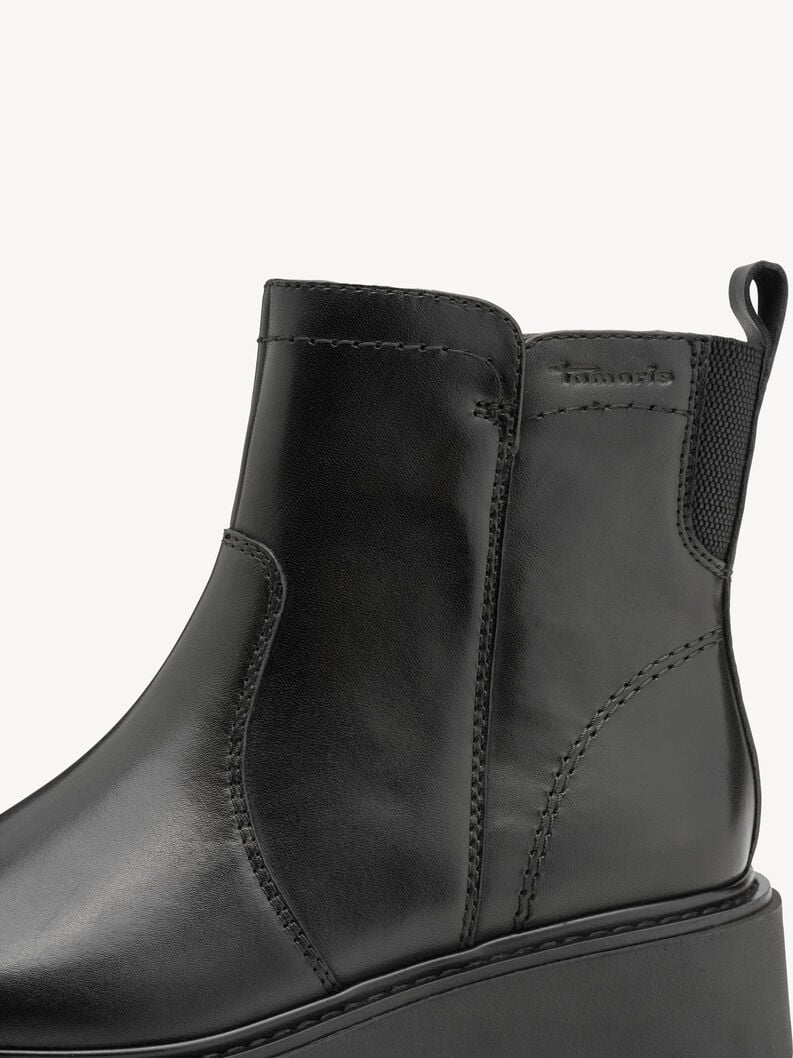 cuir chausson - noir 8-85408-45-022 acheter tamaris large bottines en ligne