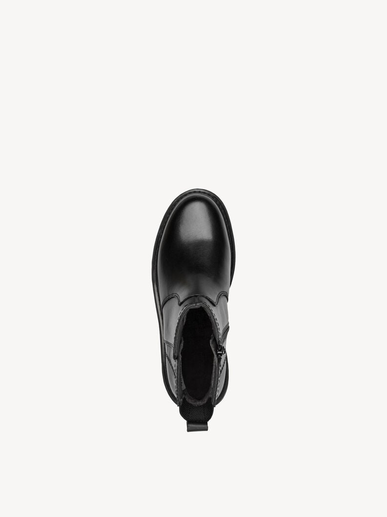cuir chausson - noir 8-85408-45-022 acheter tamaris large bottines en ligne