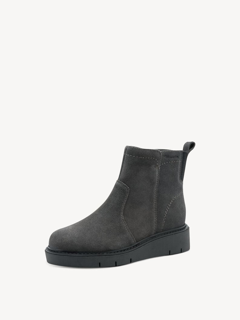 cuir chausson - gris 8-85408-45-216 acheter tamaris large bottines en ligne
