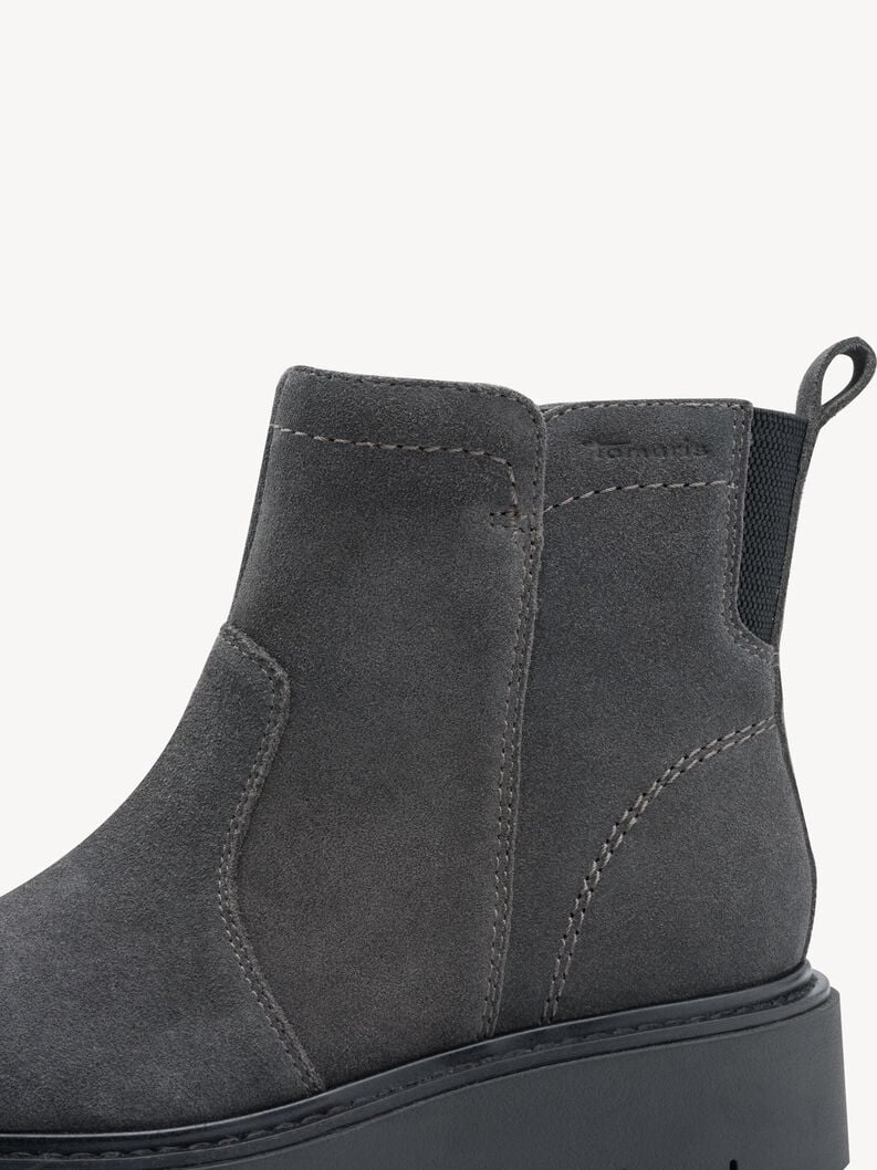 cuir chausson - gris 8-85408-45-216 acheter tamaris large bottines en ligne