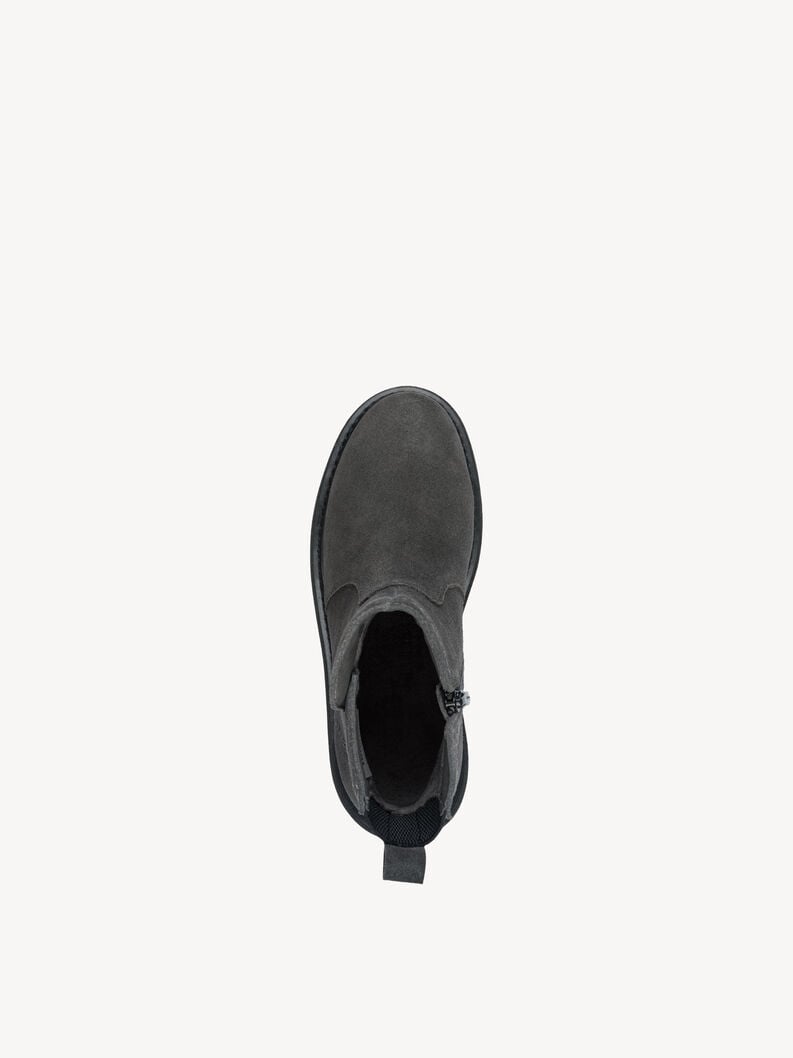 cuir chausson - gris 8-85408-45-216 acheter tamaris large bottines en ligne