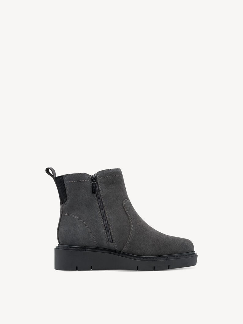 cuir chausson - gris 8-85408-45-216 acheter tamaris large bottines en ligne