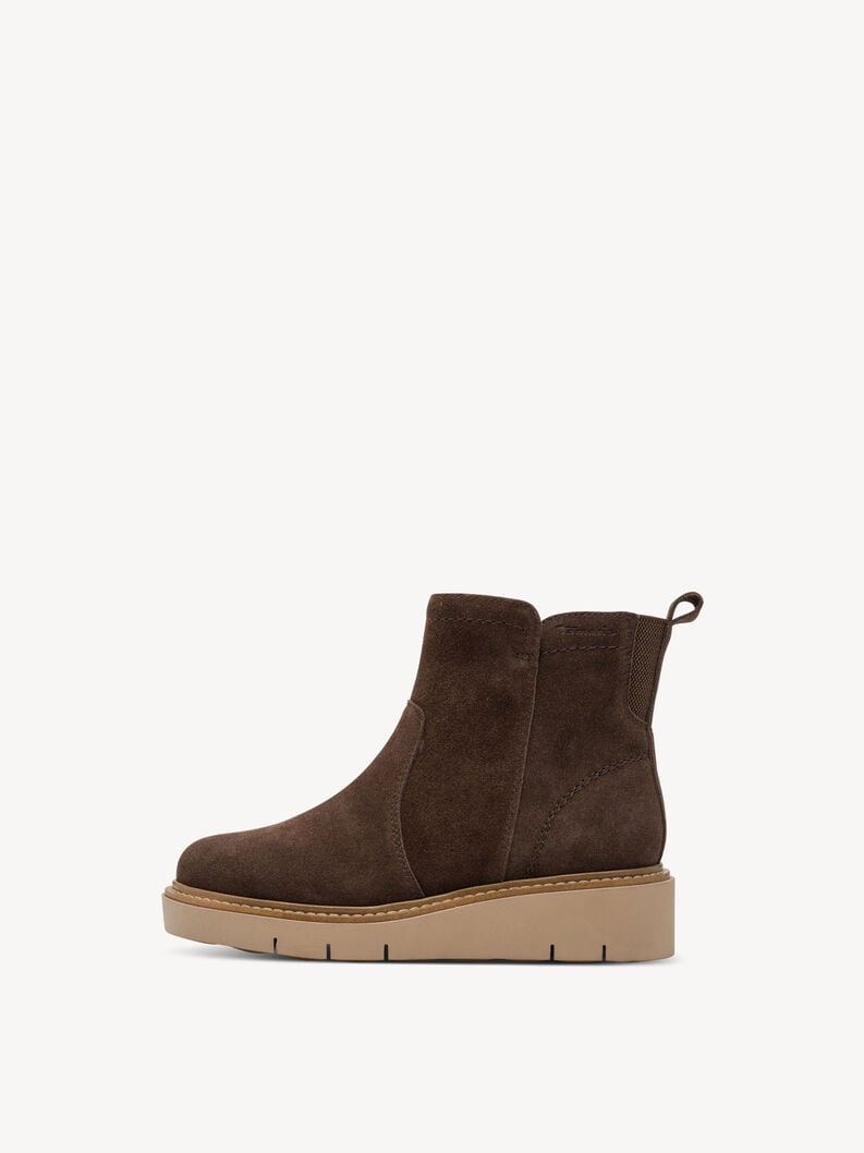 cuir chausson - brun 8-85408-45-307 acheter tamaris large bottines en ligne