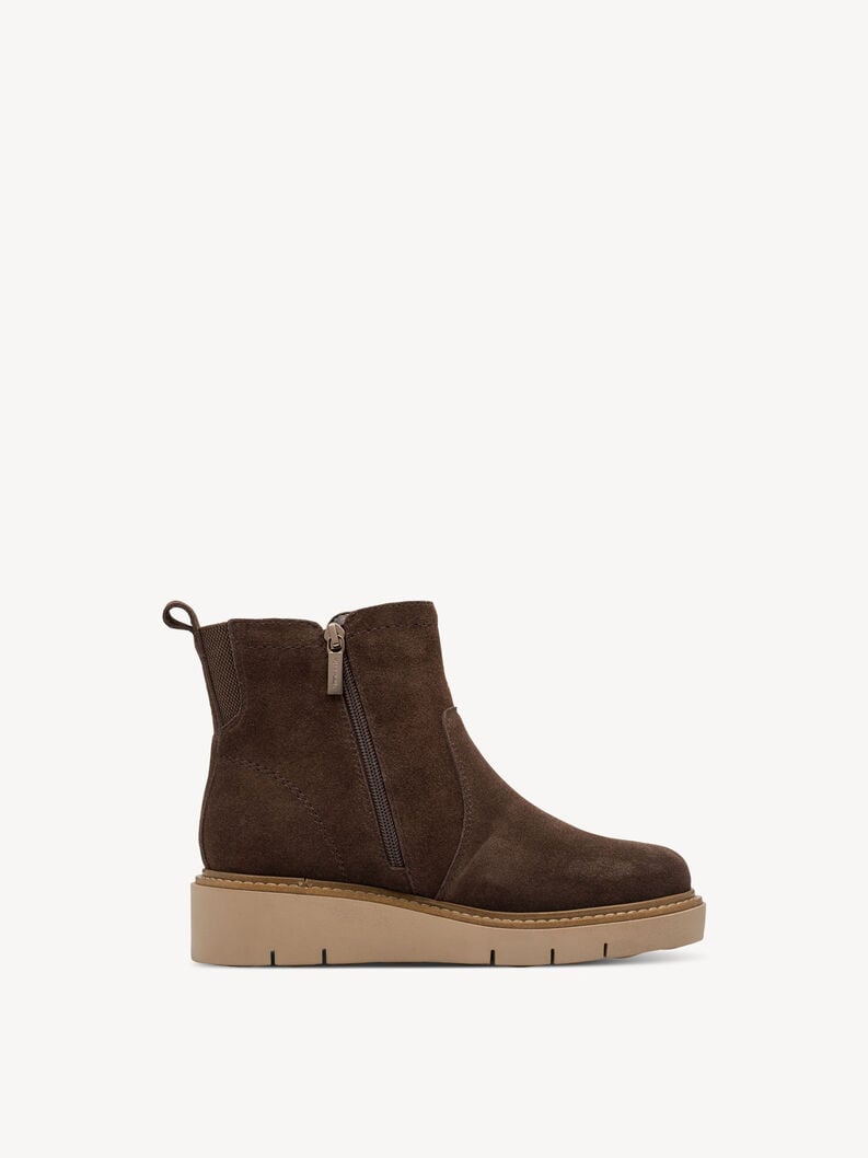 cuir chausson - brun 8-85408-45-307 acheter tamaris large bottines en ligne