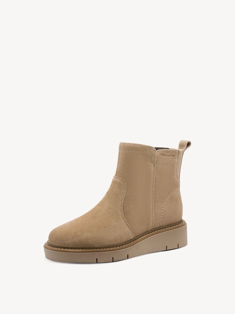 cuir chausson - brun 8-85408-45-311 acheter tamaris large bottines en ligne