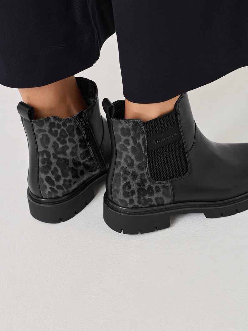chelsea boot - noir 8-85421-45-098 acheter tamaris large bottines en ligne