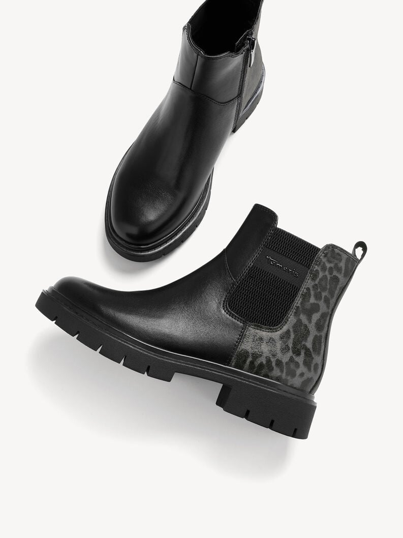 chelsea boot - noir 8-85421-45-098 acheter tamaris large bottines en ligne