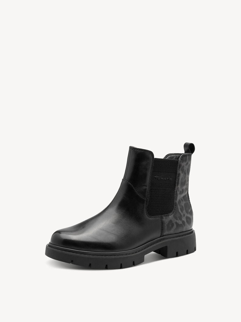 chelsea boot - noir 8-85421-45-098 acheter tamaris large bottines en ligne