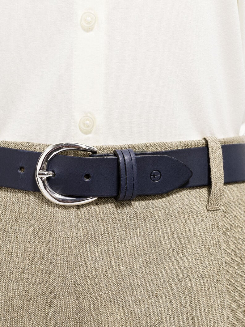 ceinture en cuir - bleu tb0001l01-491 acheter tamaris ceintures en ligne