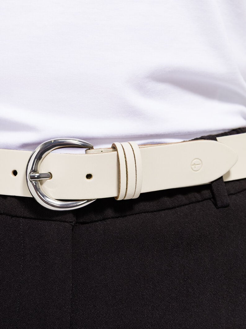 ceinture en cuir - beige tb0001l01-605 acheter tamaris ceintures en ligne