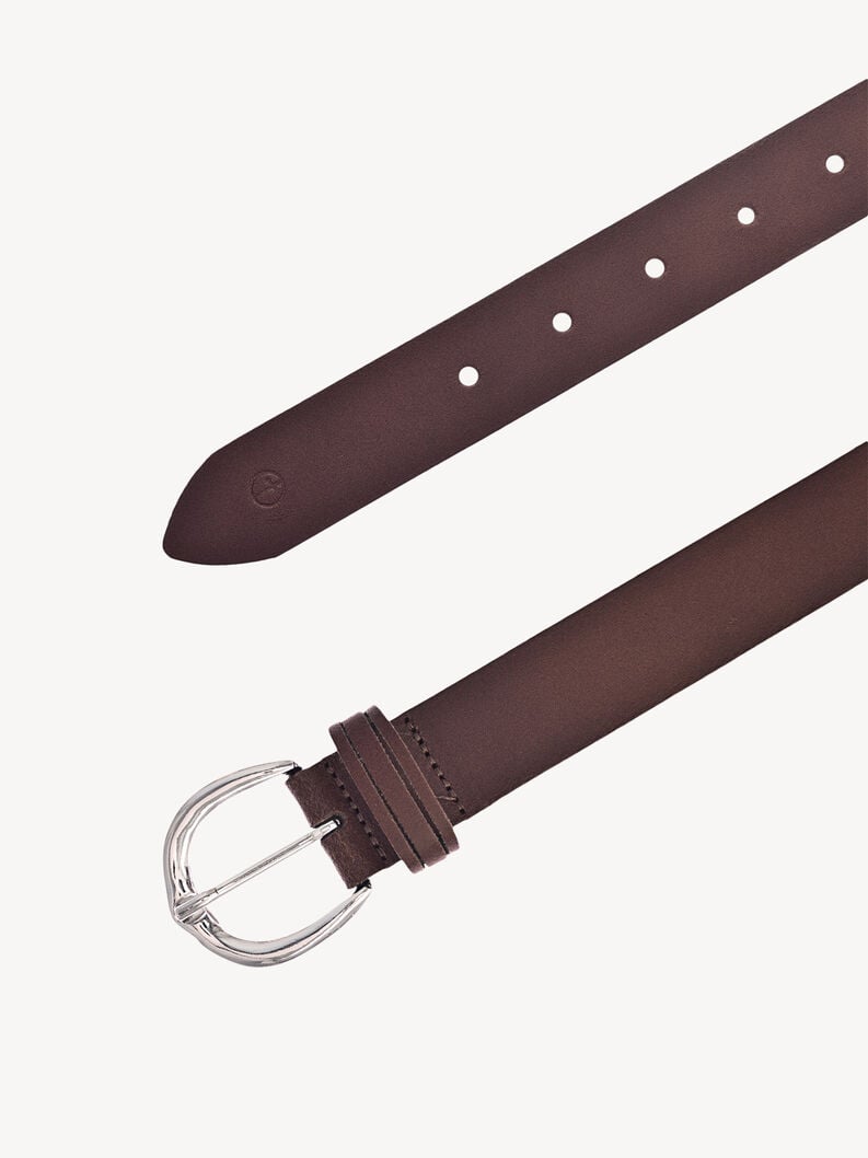 ceinture en cuir - marron tb0001l01-660 acheter tamaris ceintures en ligne