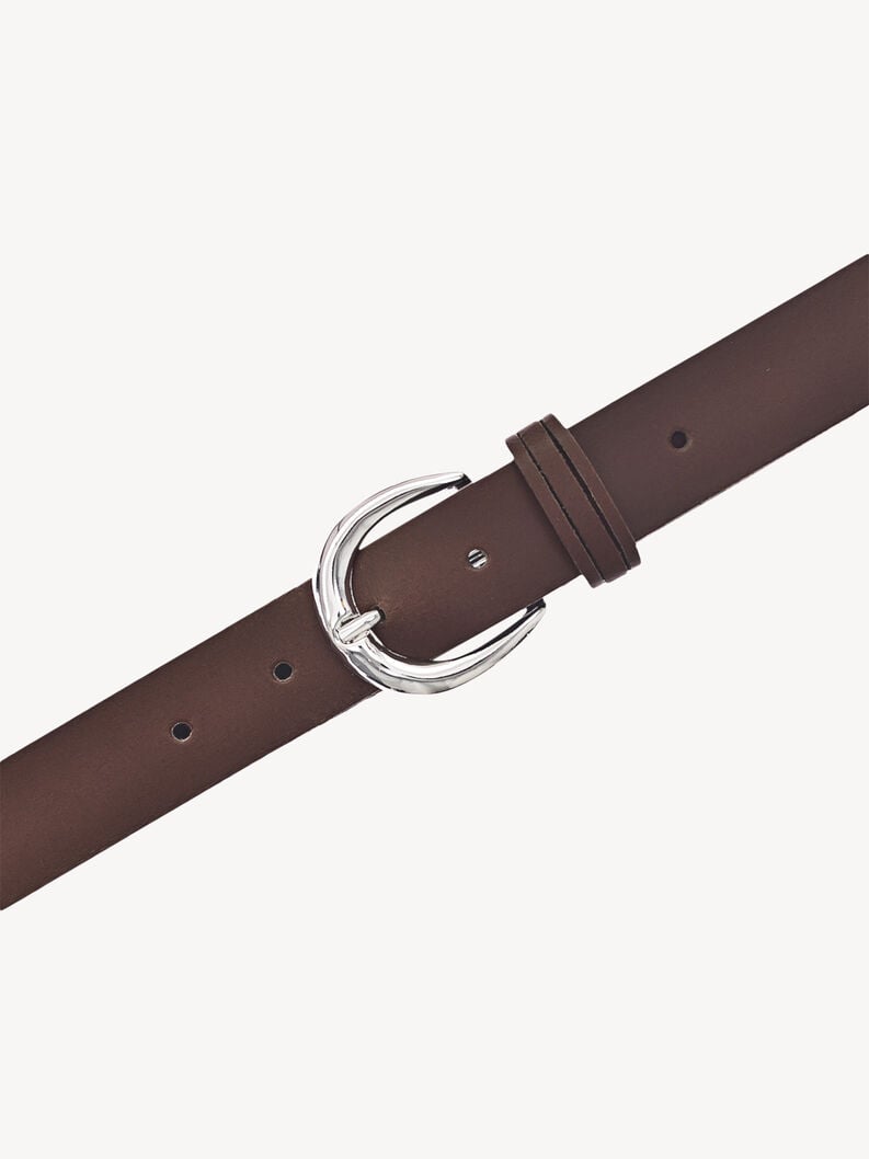 ceinture en cuir - marron tb0001l01-660 acheter tamaris ceintures en ligne