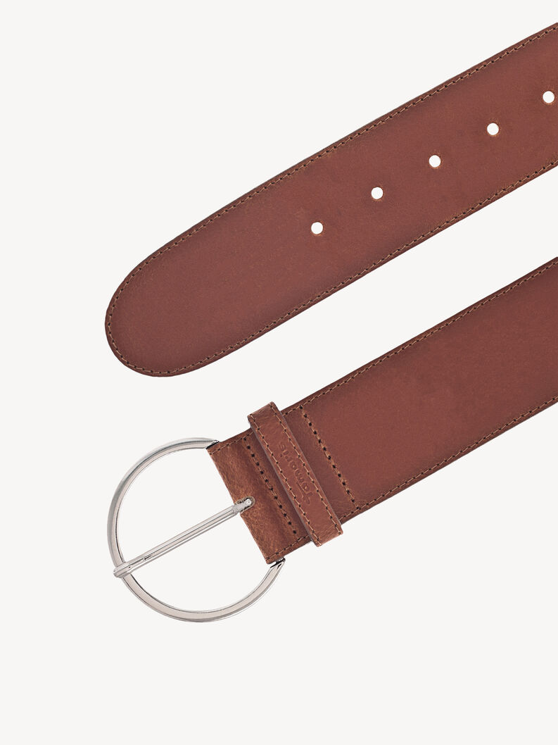 ceinture en cuir - marron tb0005l04-645 acheter tamaris ceintures en ligne
