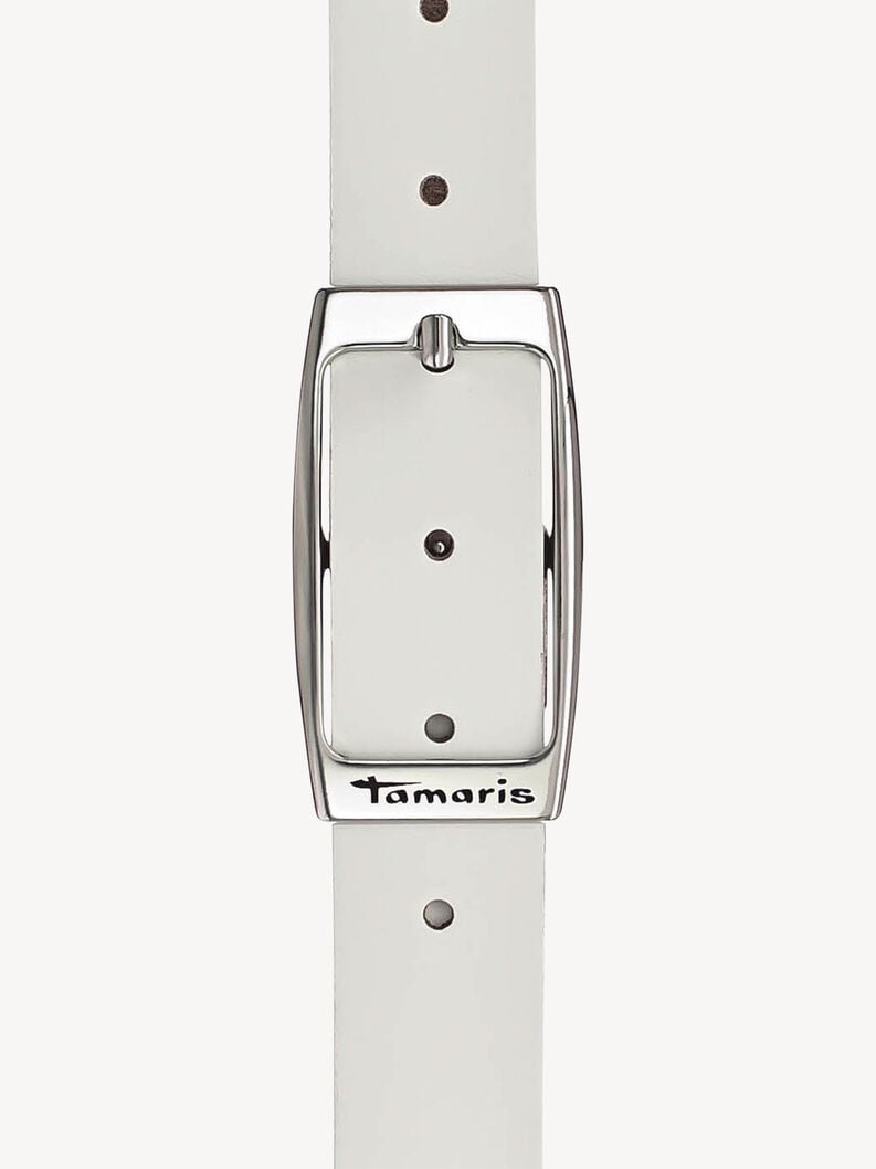 ceinture en cuir - blanc tb0006l07-100 acheter tamaris ceintures en ligne