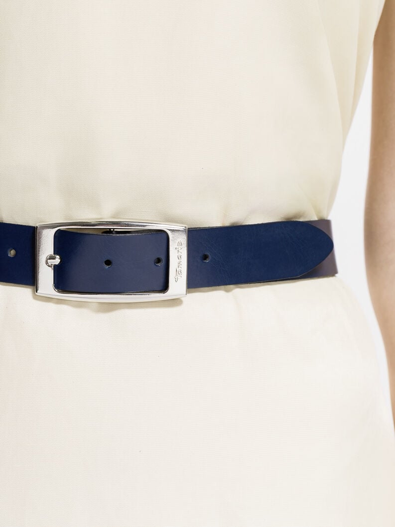 ceinture en cuir - bleu tb0006l07-470 acheter tamaris ceintures en ligne