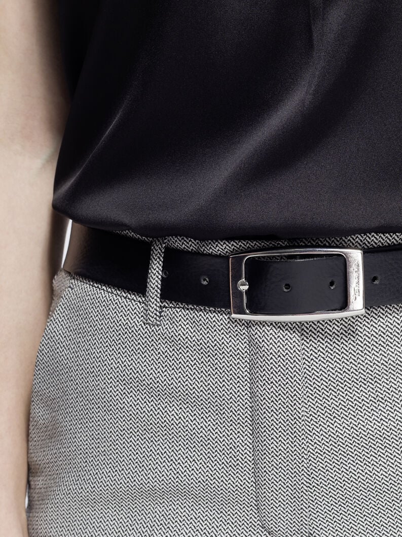 ceinture en cuir - noir tb0006l07-790 acheter tamaris ceintures en ligne