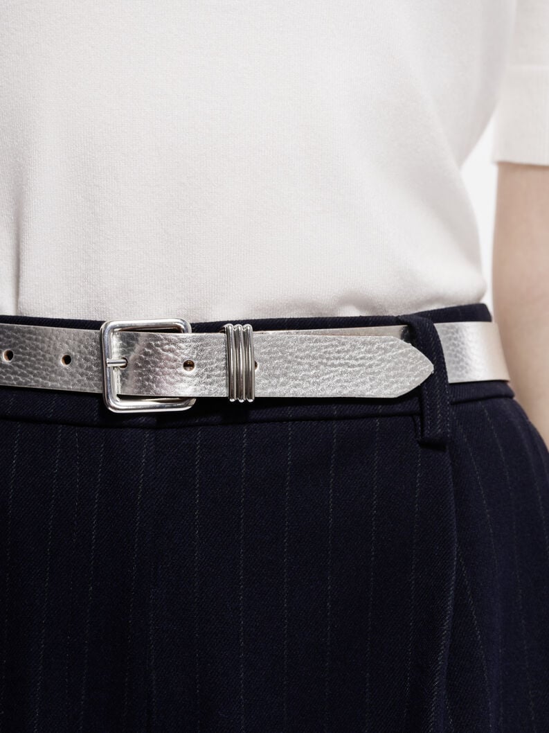 ceinture en cuir - argent tb0007l05-150 acheter tamaris ceintures en ligne