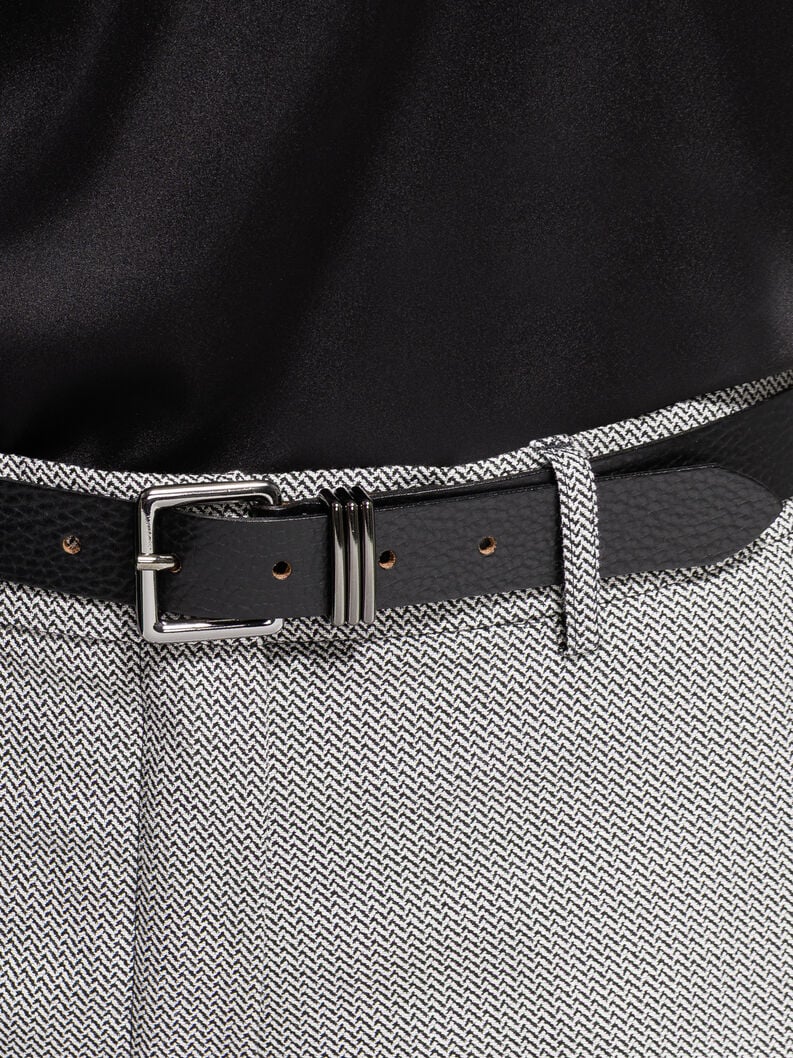 ceinture en cuir - noir tb0008l05-179 acheter tamaris ceintures en ligne