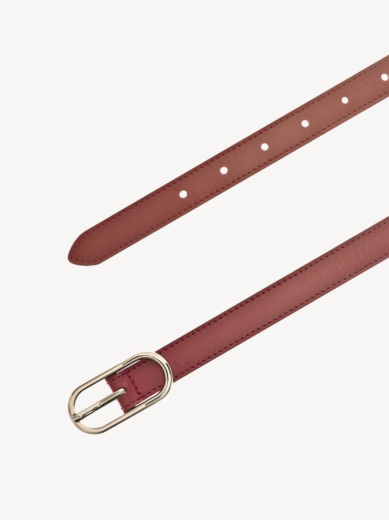 ceinture en cuir - rouge tb0015l07-350 acheter tamaris ceintures en ligne