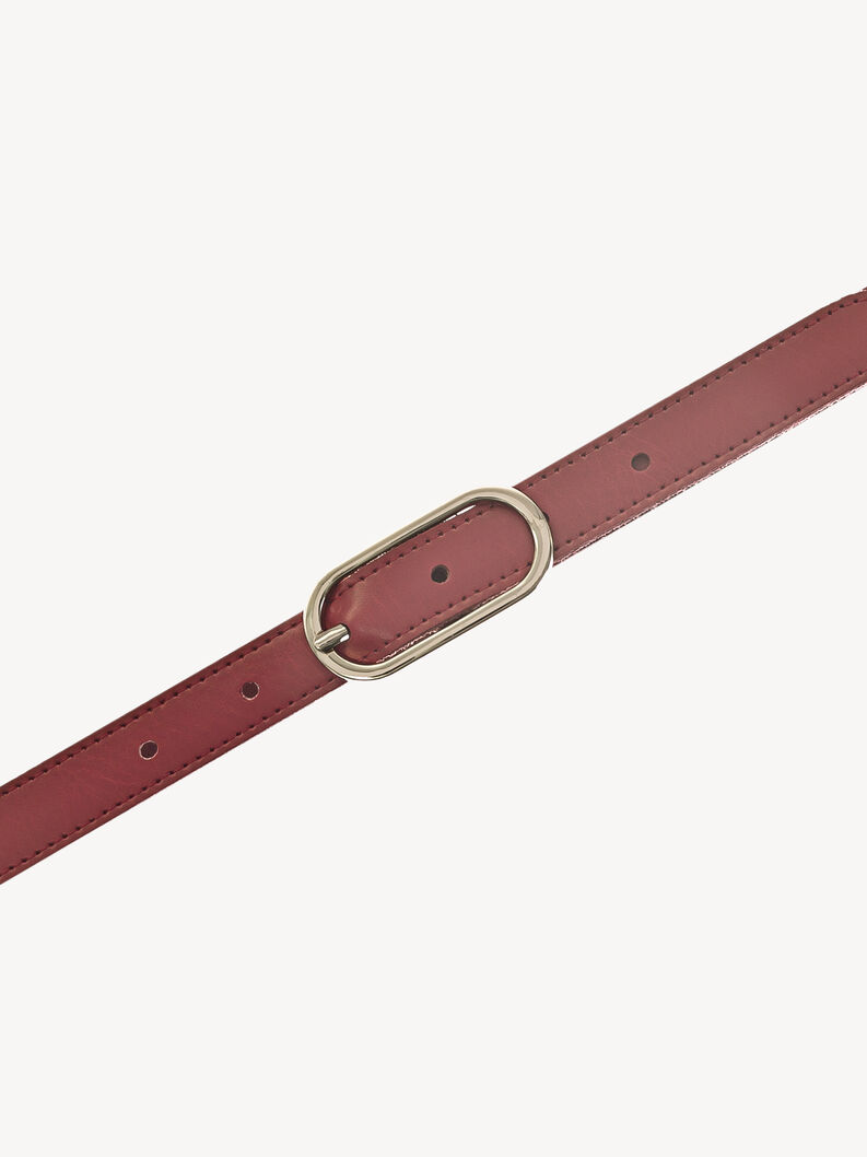 ceinture en cuir - rouge tb0015l07-350 acheter tamaris ceintures en ligne