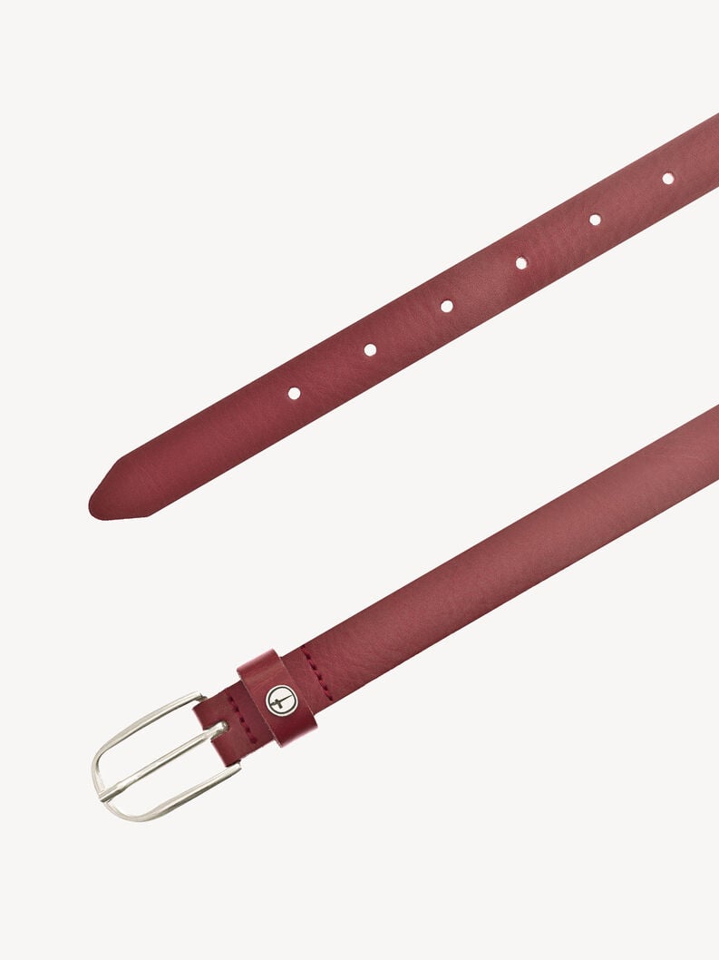 ceinture en cuir - rouge tb0052l07-0350 acheter tamaris ceintures en ligne