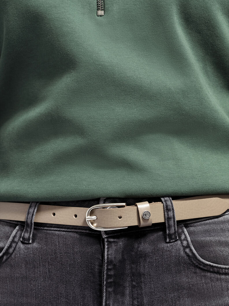 ceinture en cuir - beige tb0052l07-0620 acheter tamaris ceintures en ligne