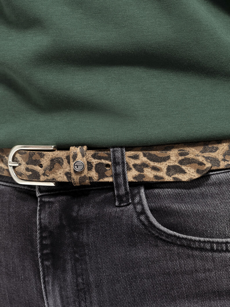 ceinture en cuir - marron tb0053l06-6269 acheter tamaris ceintures en ligne