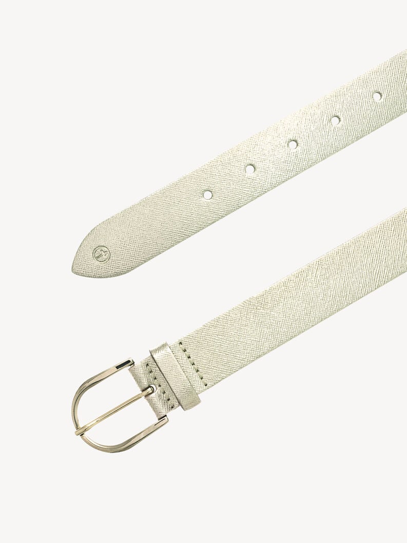 ceinture en cuir - or tb0070l14-0168 acheter tamaris ceintures en ligne