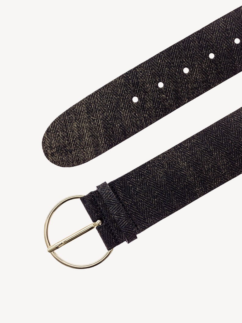 ceinture en cuir - noir tb0078l17-7917 acheter tamaris ceintures en ligne