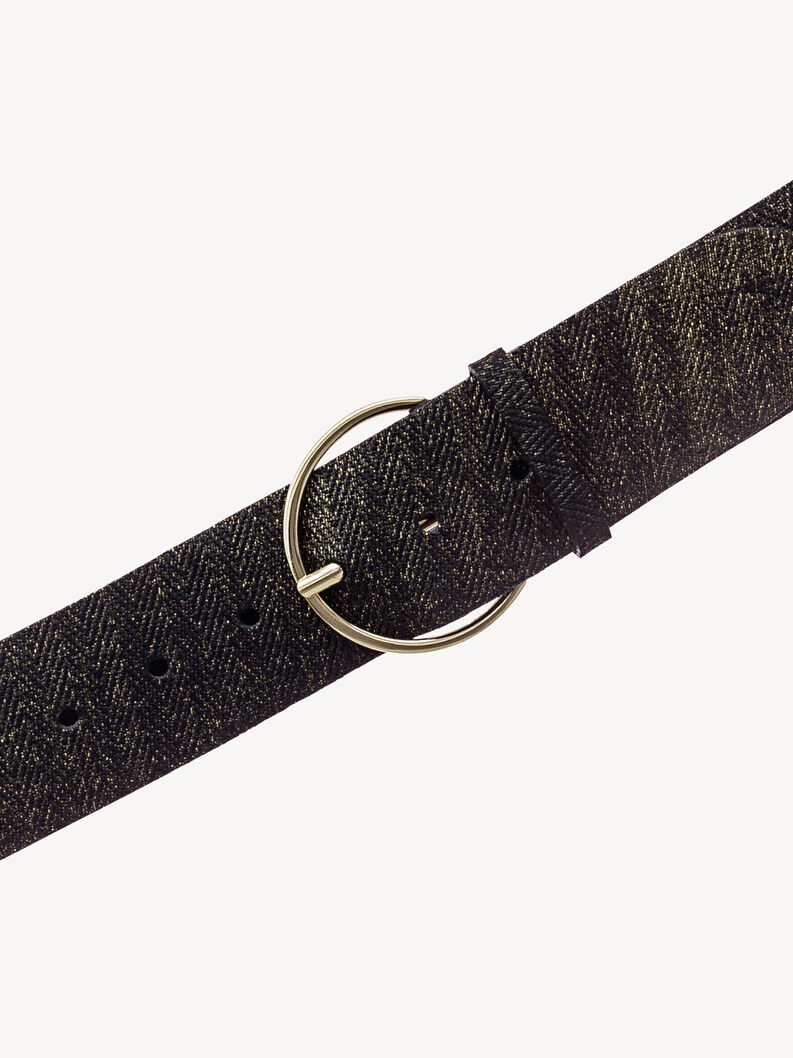 ceinture en cuir - noir tb0078l17-7917 acheter tamaris ceintures en ligne
