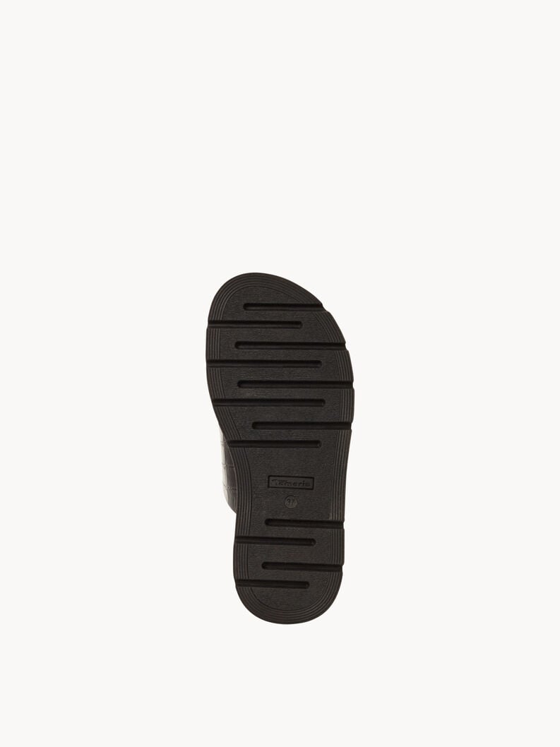 le cuir de la mule - noire 1-27239-42-028 acheter tamaris mules en ligne