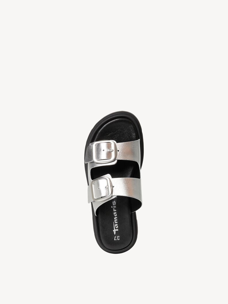 cuir mule métalliques 1-27239-42-941 acheter tamaris mules en ligne