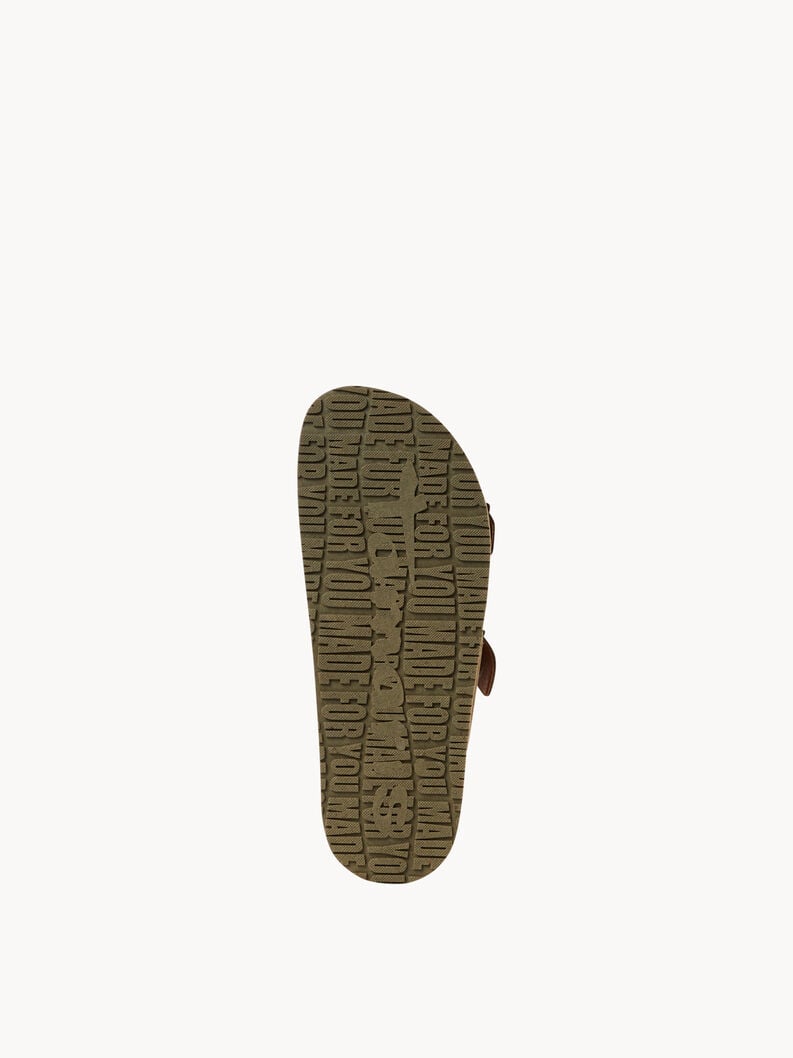 cuir mule - vert 1-27500-44-722 acheter tamaris mules en ligne