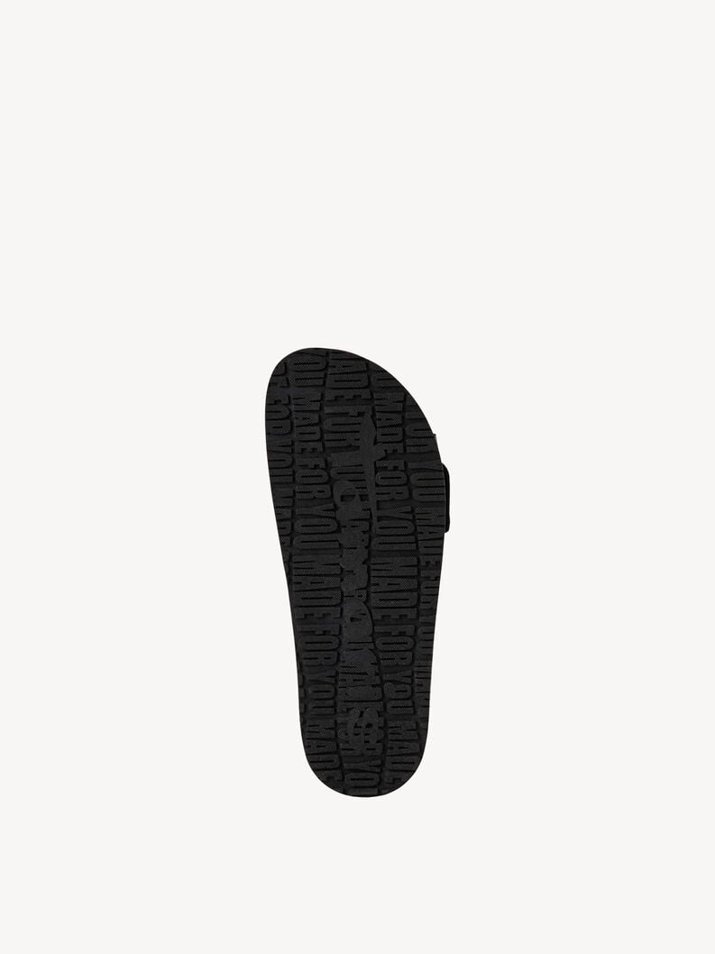 le cuir de la mule - noire 1-27501-44-003 acheter tamaris mules en ligne