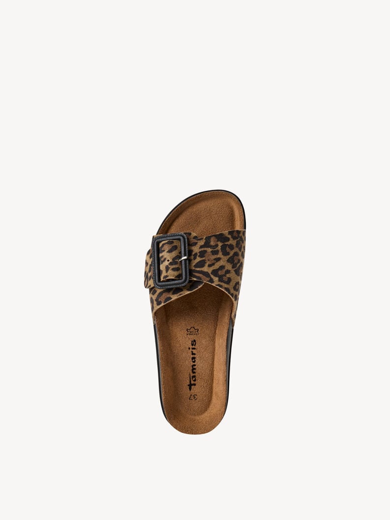 cuir de mule marron 1-27501-44-360 acheter tamaris mules en ligne