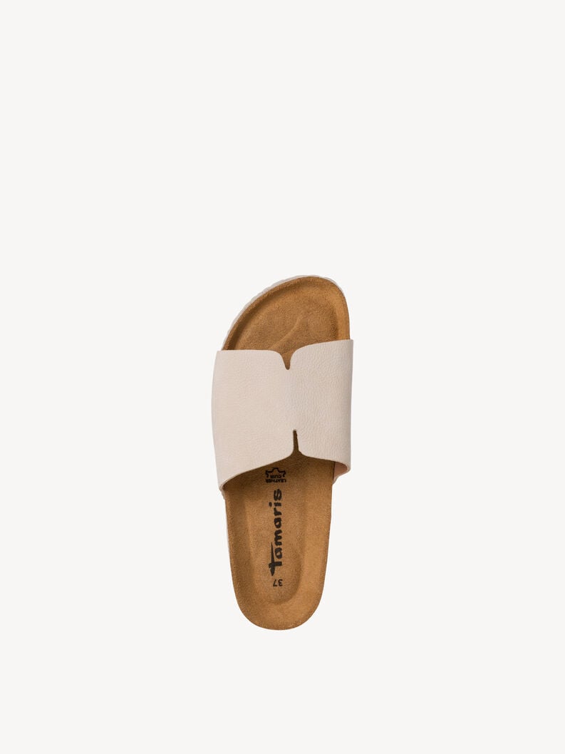 cuir de mule beige 1-27506-42-375 acheter tamaris mules en ligne