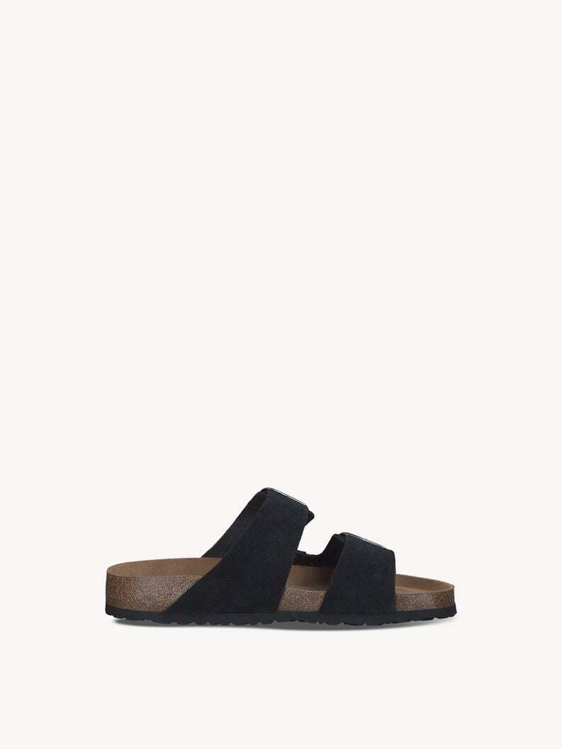 le cuir de la mule - noire 1-27543-42-001 acheter tamaris mules en ligne