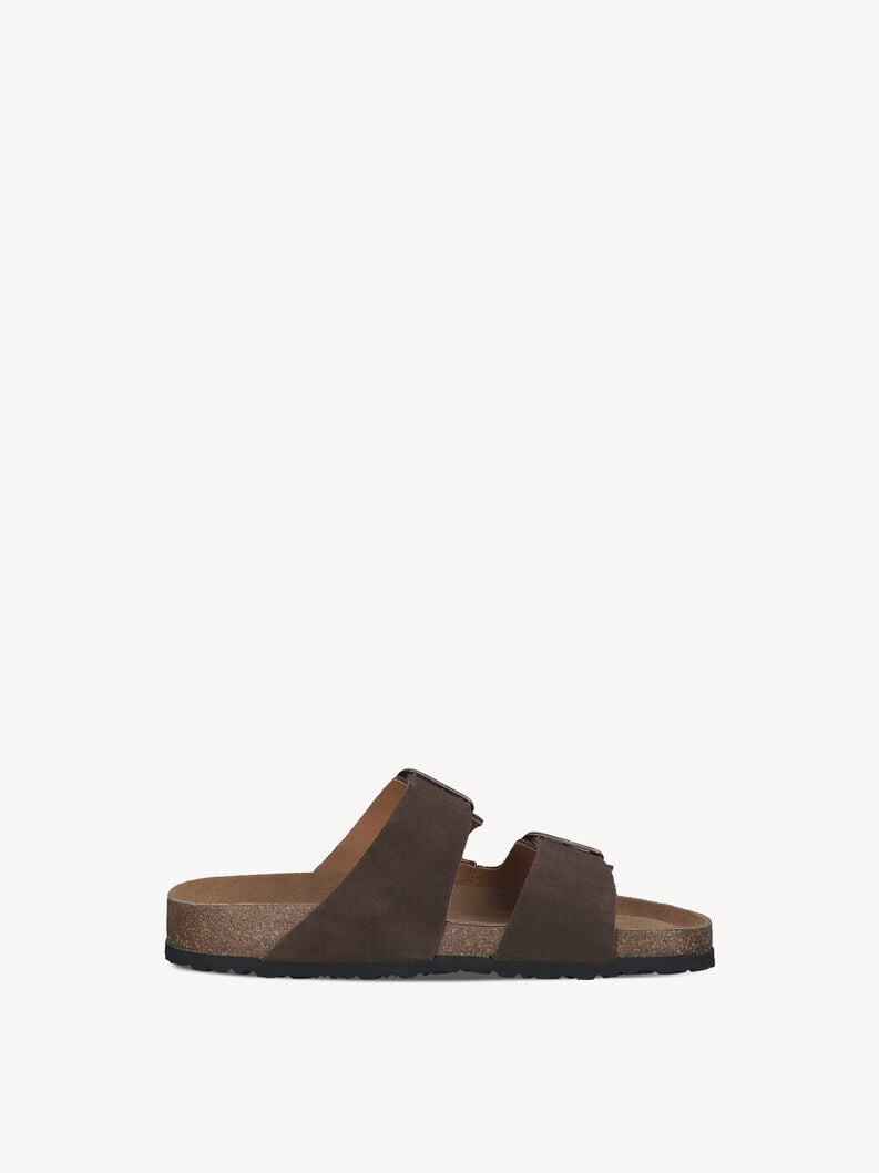 cuir de mule marron 1-27543-42-304 acheter tamaris mules en ligne