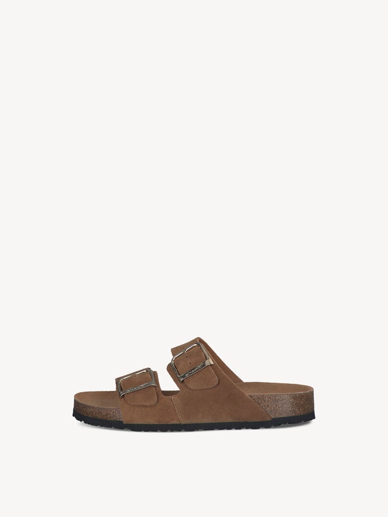 cuir de mule marron 1-27543-42-305 acheter tamaris mules en ligne