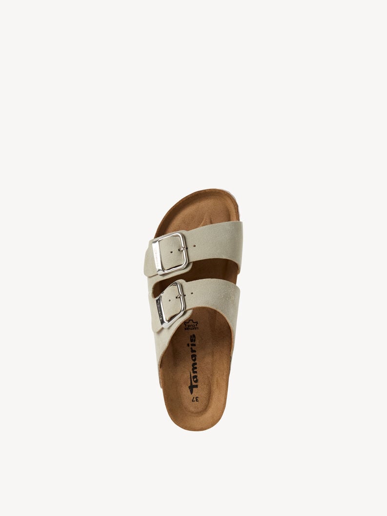 cuir mule - vert 1-27543-42-771 acheter tamaris mules en ligne