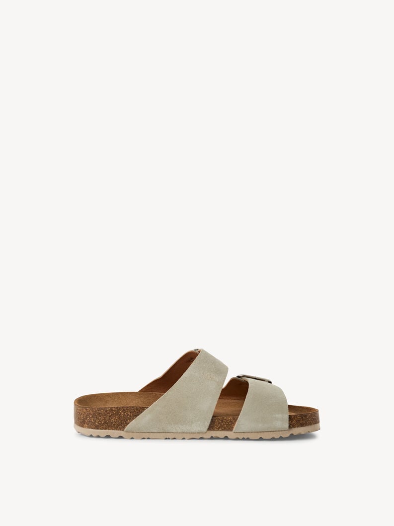 cuir mule - vert 1-27543-42-771 acheter tamaris mules en ligne