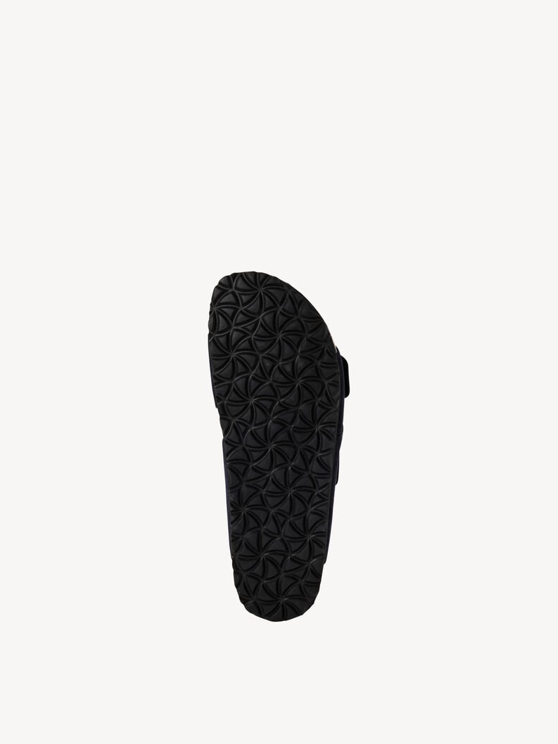 cuir de mule bleu 1-27543-42-805 acheter tamaris mules en ligne