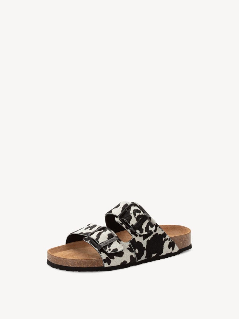 le cuir de la mule - noire 1-27593-44-125 acheter tamaris mules en ligne