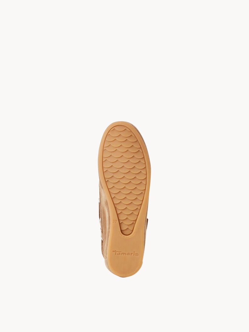 cuir mocassins beige 1-23602-44-341 acheter tamaris faible chaussures chaussons en ligne