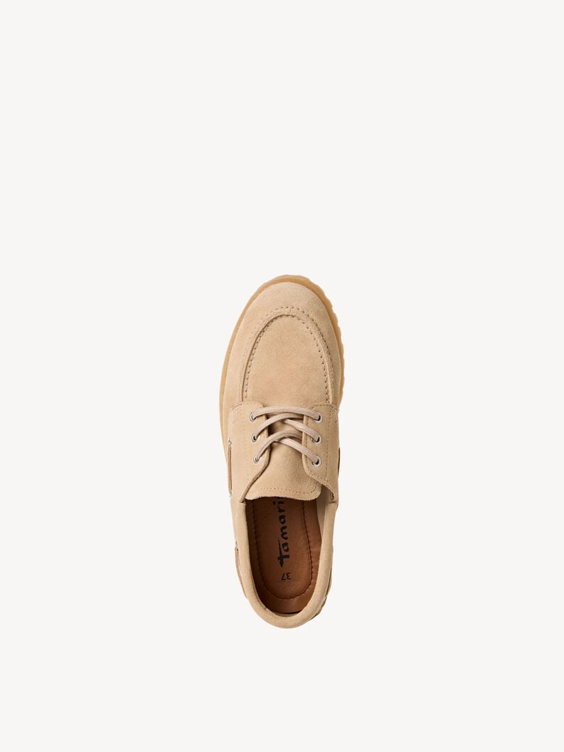 cuir mocassins beige 1-23605-44-400 acheter tamaris damenschuhe mit blockabsatz en ligne