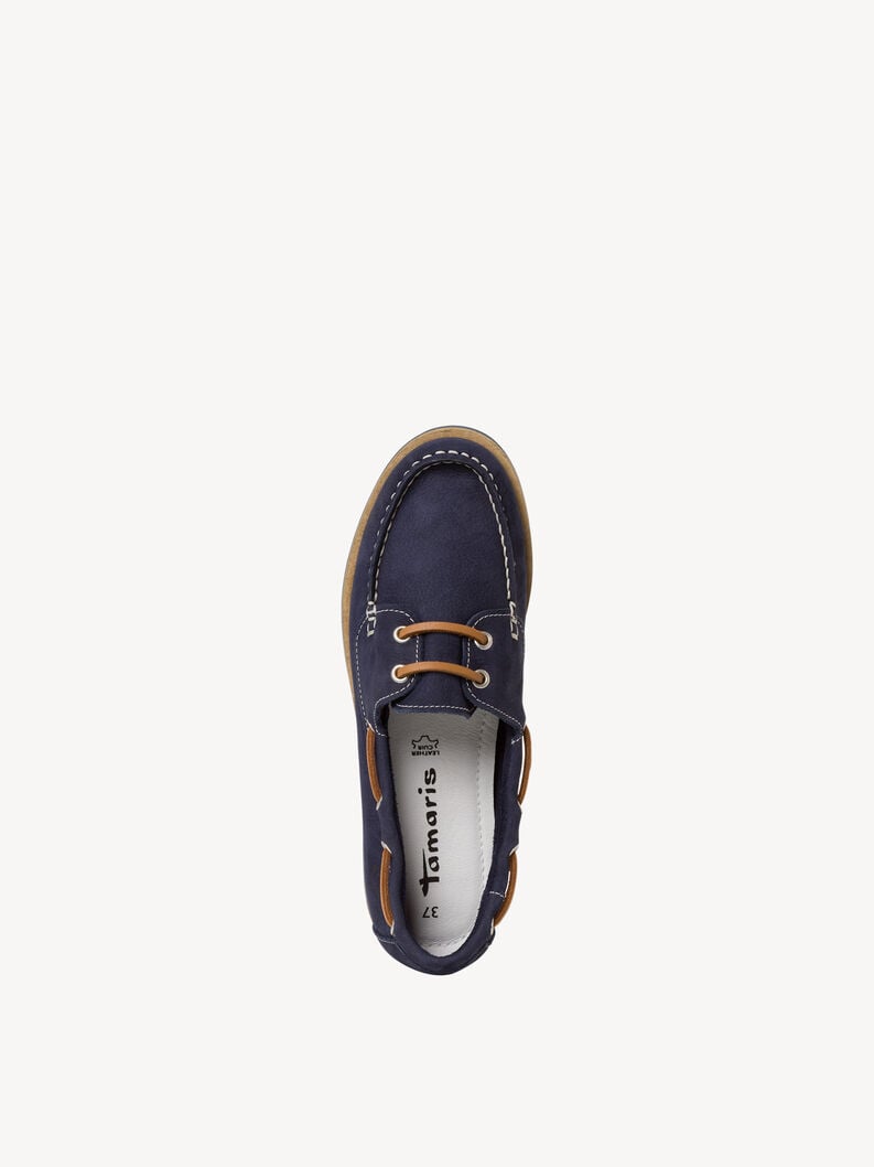 cuir mocassins bleu 1-23616-42-805 acheter tamaris faible chaussures chaussons en ligne