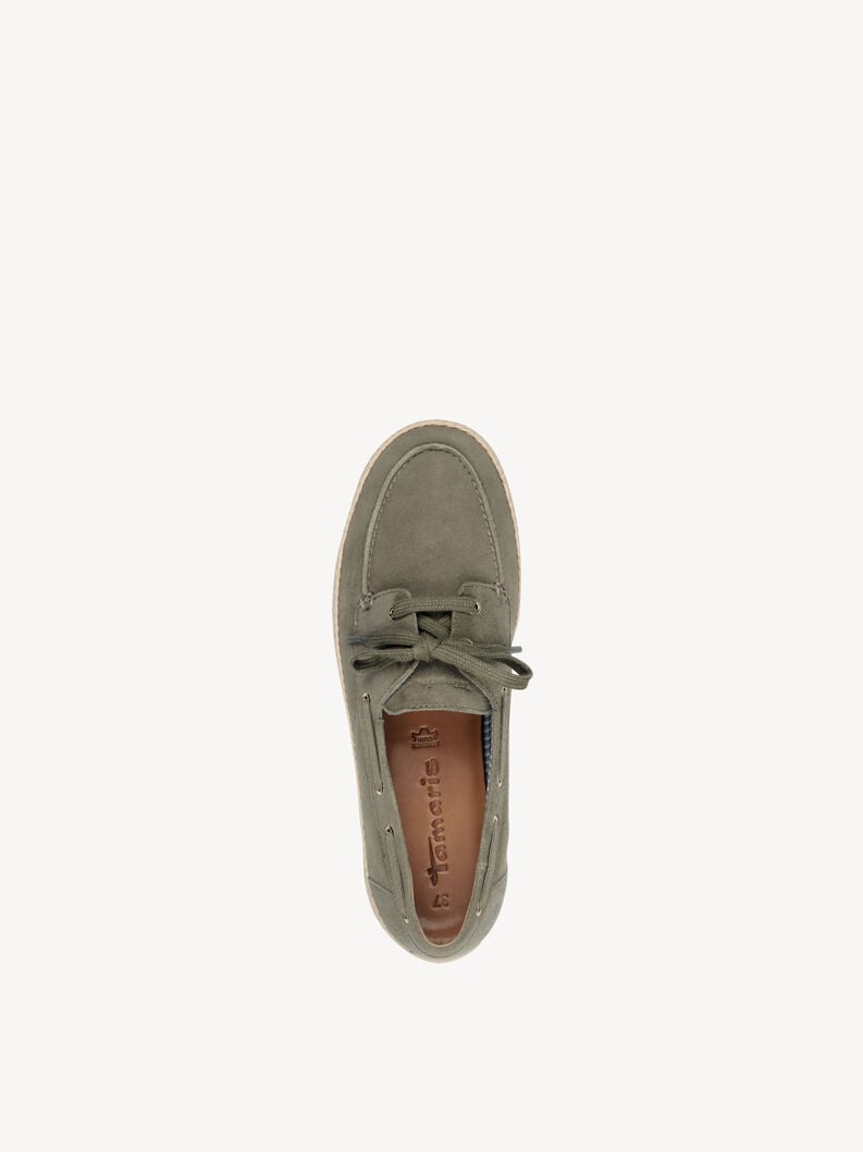 cuir low chaussures - vert 1-23651-44-771 acheter tamaris faible chaussures chaussons en ligne