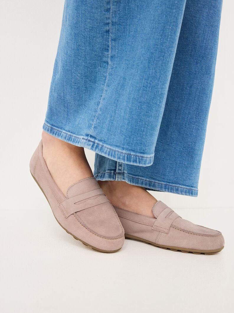 cuir mocassins rose 1-24229-42-521 acheter tamaris chaussures de bateau en ligne