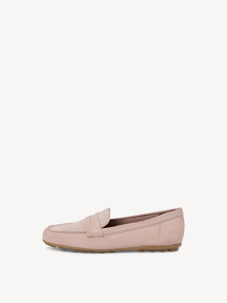 cuir mocassins rose 1-24229-42-521 acheter tamaris chaussures de bateau en ligne