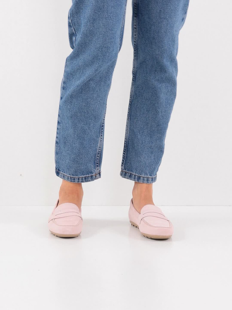 cuir mocassins rose 1-24229-42-521 acheter tamaris chaussures de bateau en ligne